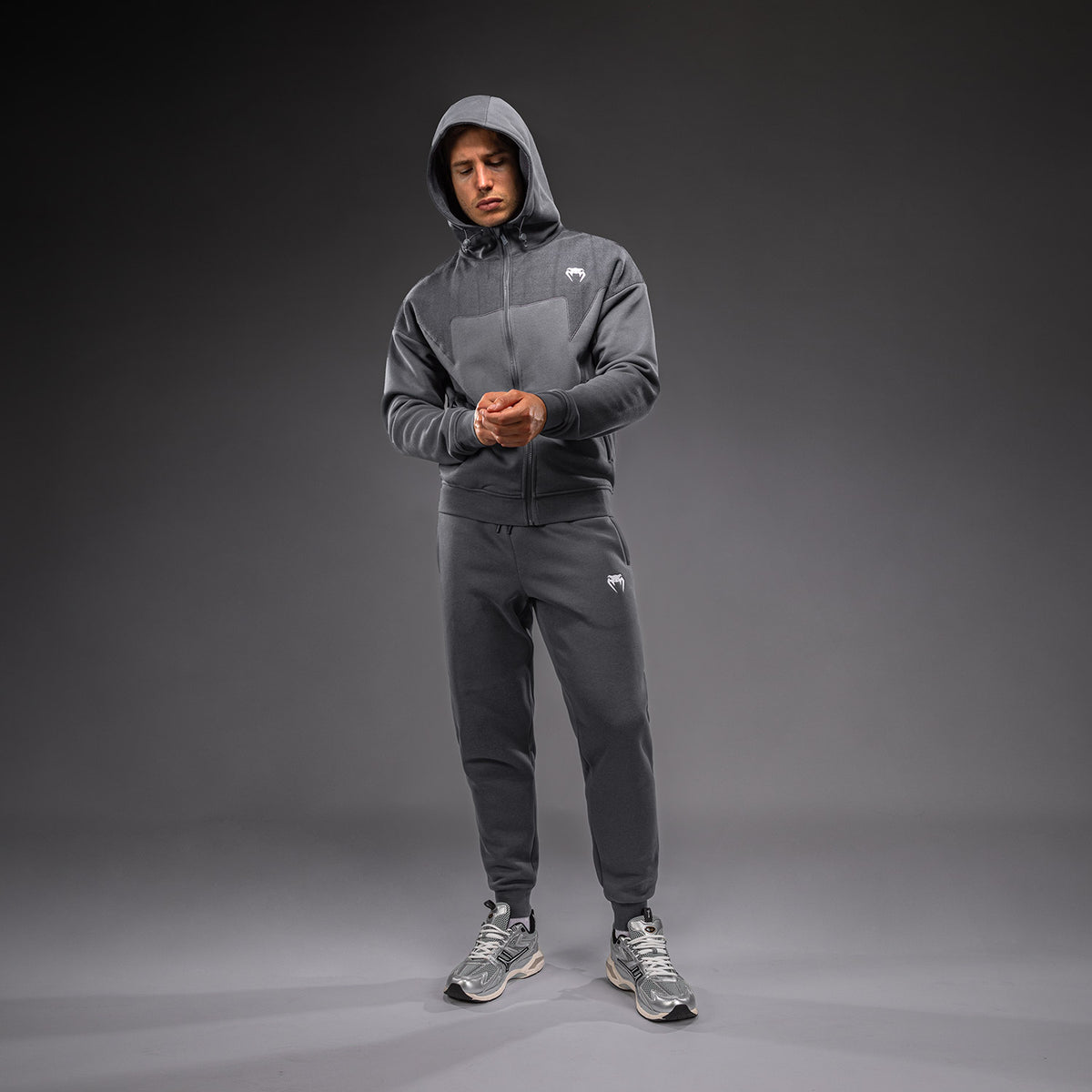 Venum Attack Fleece & Weave トラックジャケット - グレー