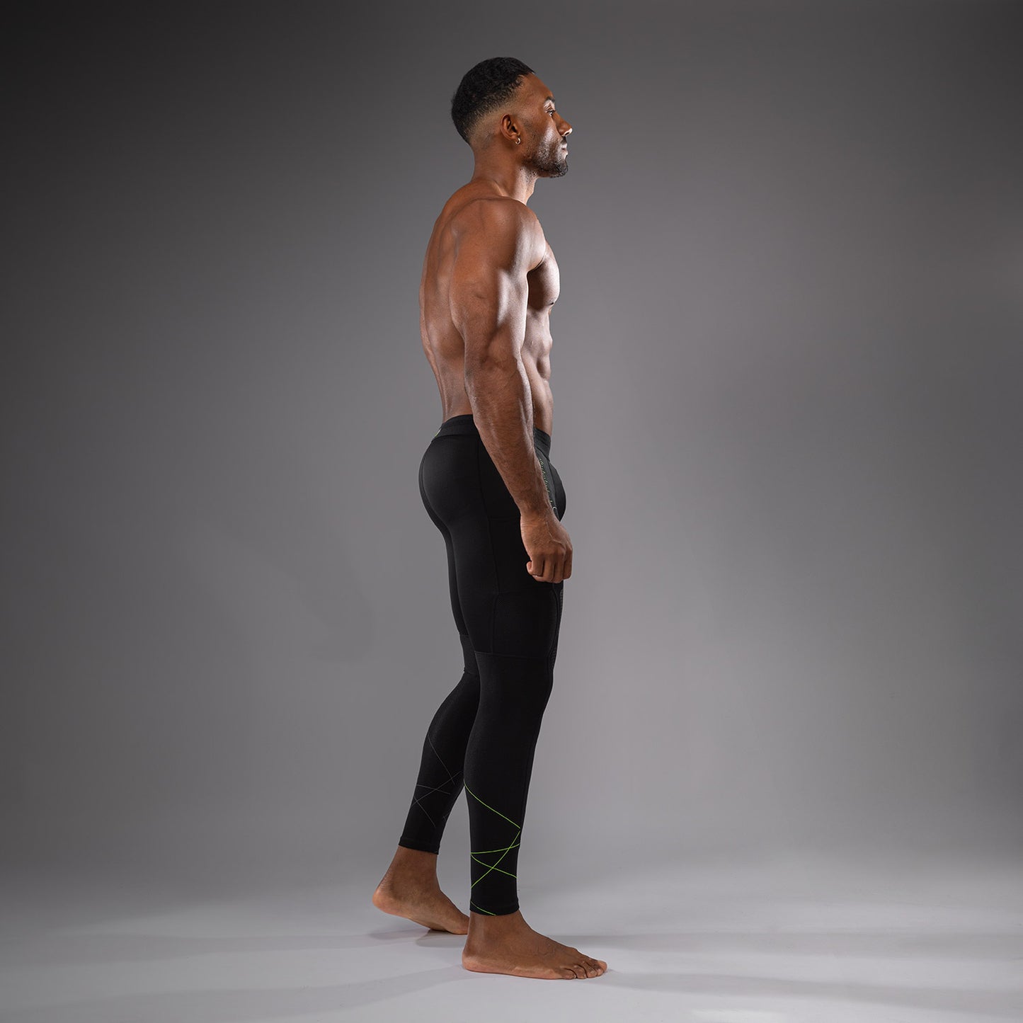 Venum Training Camp 4.0 スパッツ - ブラック/ネオングリーン