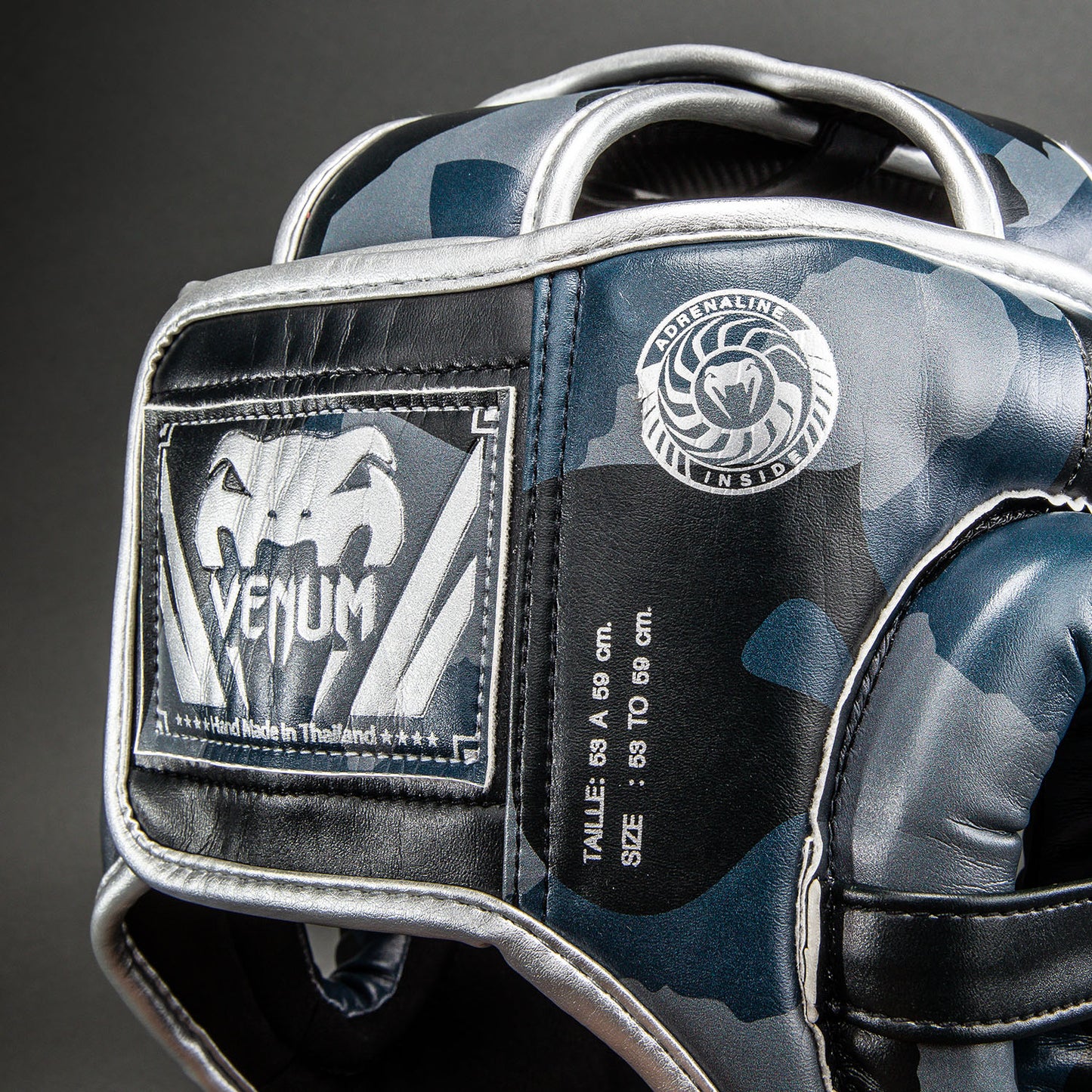 Venum Elite Camo ヘッドギア – ダークネイビー/ブルー