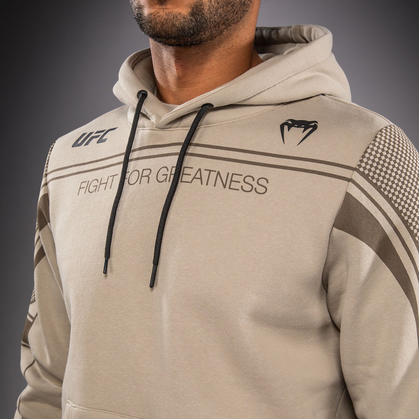 Venum UFC Unity by Venum Authentic Fight Week メンズ プルオーバーフーディー - サンド
