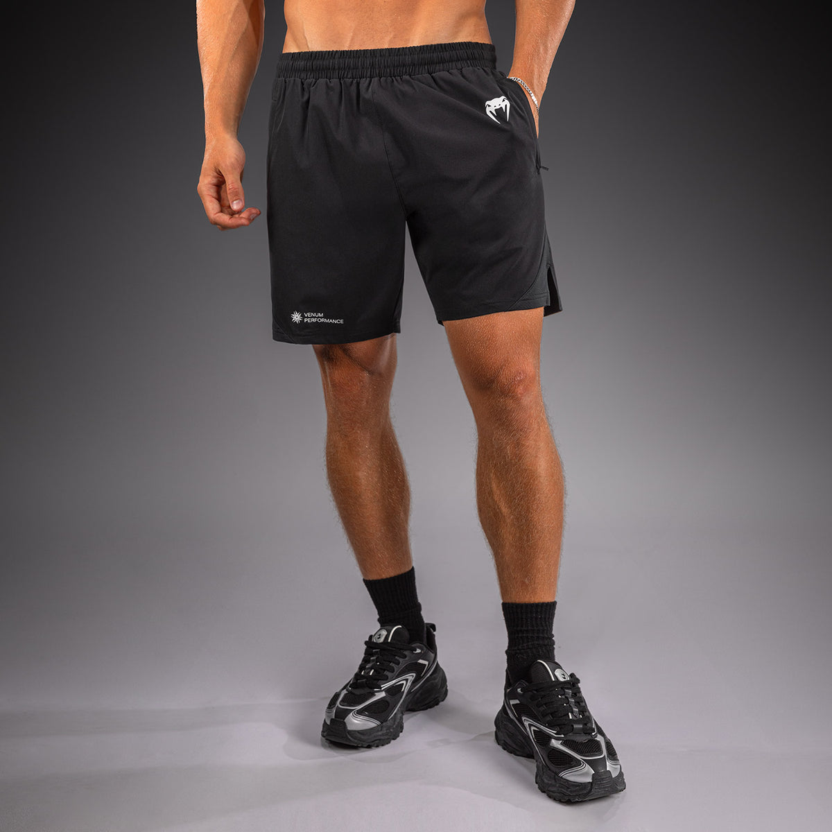 Venum G-Fit Scale トレーニングショーツ - ブラック