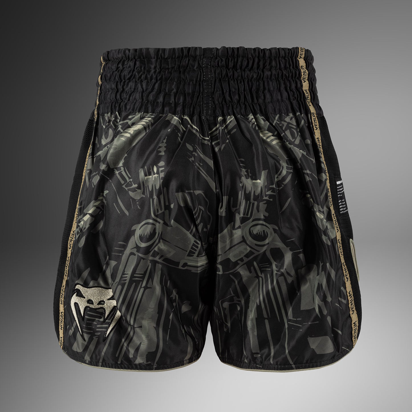 Venum Invader Muay Thai ショーツ - ブラック/サンド