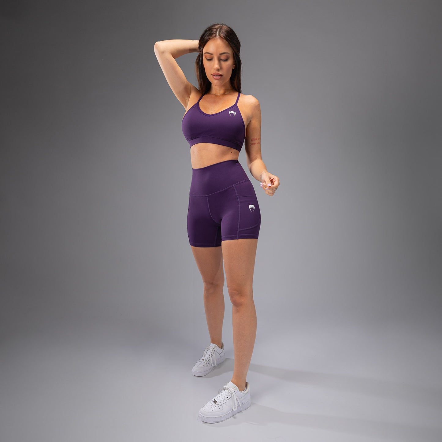 Venum Essential サイクリングパンツ レディース - ダークパープル