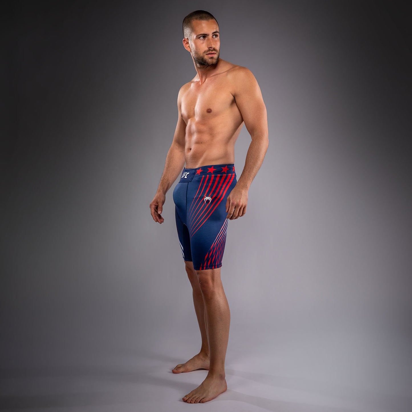 UFC Freedom 250 by Venum メンズ Custom Authentic Fight Night ヴァーリトゥード ショーツ - ブルー