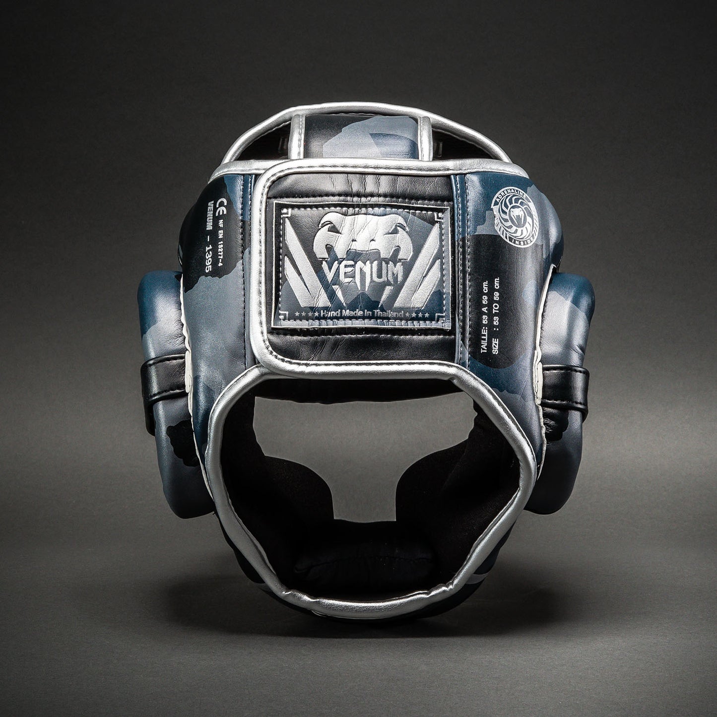 Venum Elite Camo ヘッドギア – ダークネイビー/ブルー
