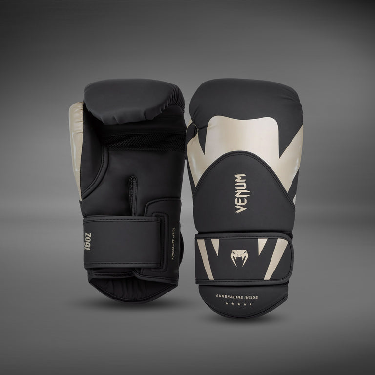 Venum ボクシンググローブ 160z ブラック VENUM エリート ボクシング グローブ｜マットブラック｜8oz~16oz｜UFC