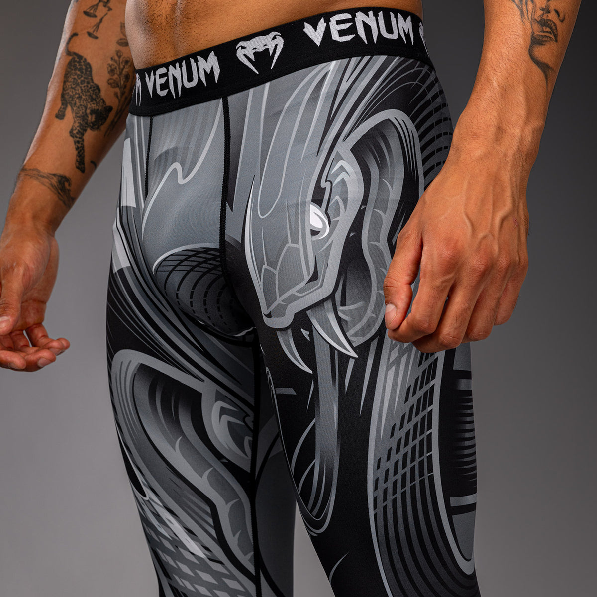 Venum Crimson Viper 2.0 コンプレッションタイツ - ブラック/グレー
