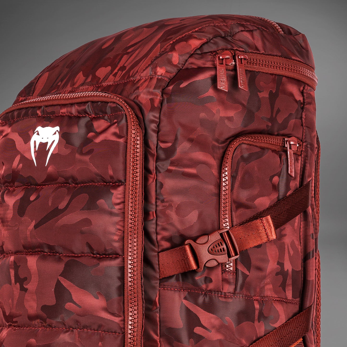 Venum Challenger Xtrem BackPack - カモフラージュ/バーガンディ