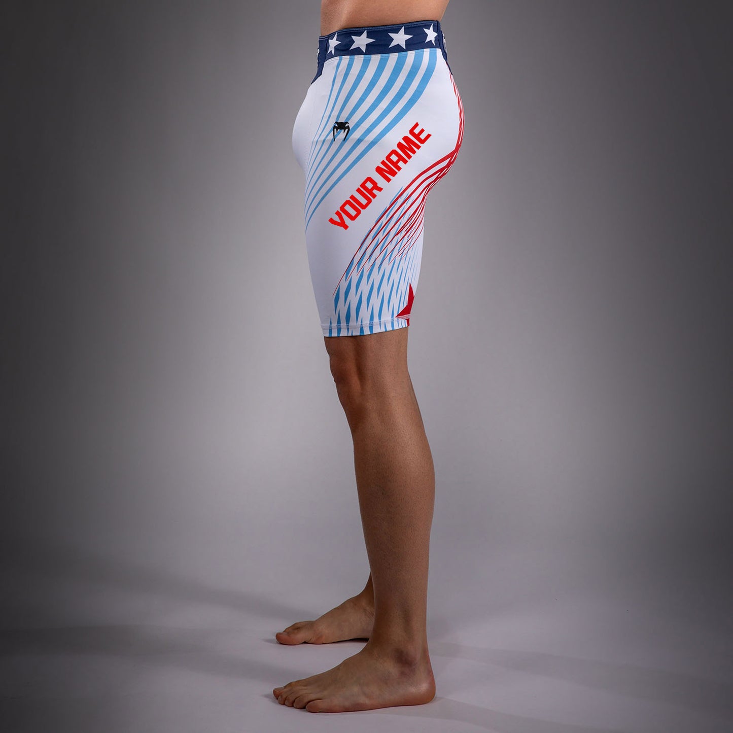 UFC Freedom 250 by Venum メンズ Custom Authentic Fight Night ヴァーリトゥード ショーツ - ホワイト