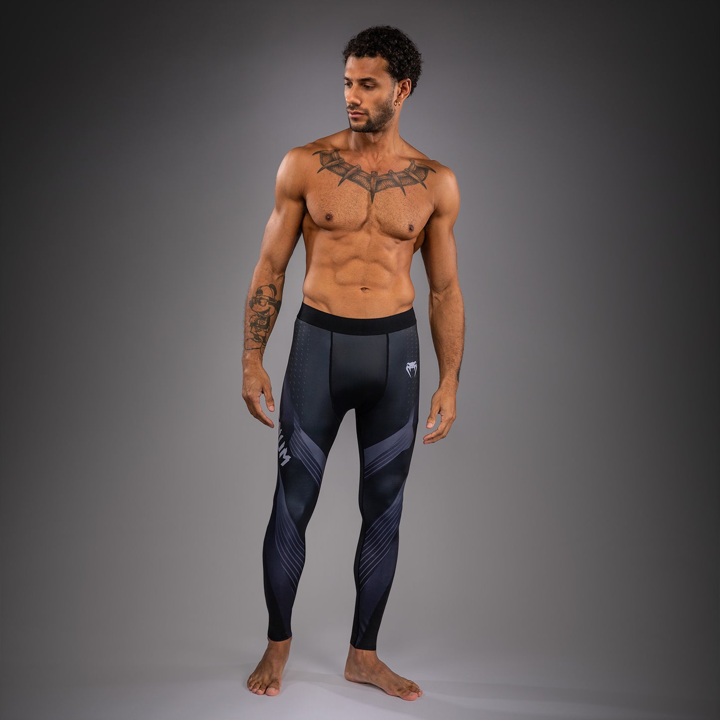 Venum No-Gi 6.0 スパッツ - ブラック/グレー