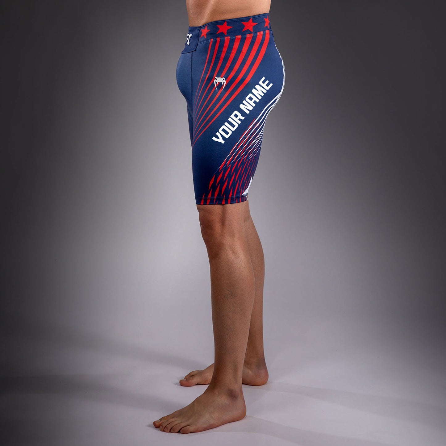 UFC Freedom 250 by Venum メンズ Custom Authentic Fight Night ヴァーリトゥード ショーツ - ブルー