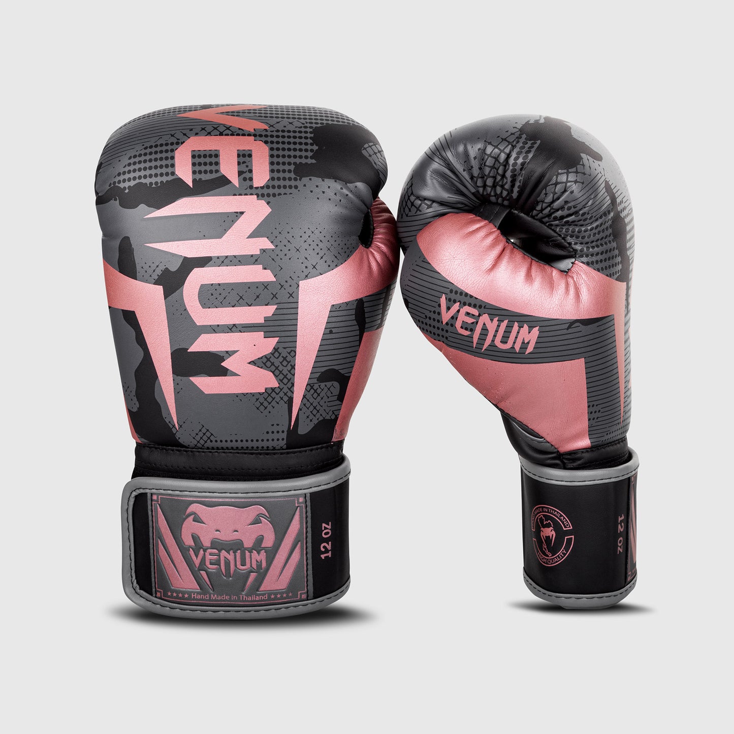 Venum Elite ボクシンググローブ – カモ/ピンク