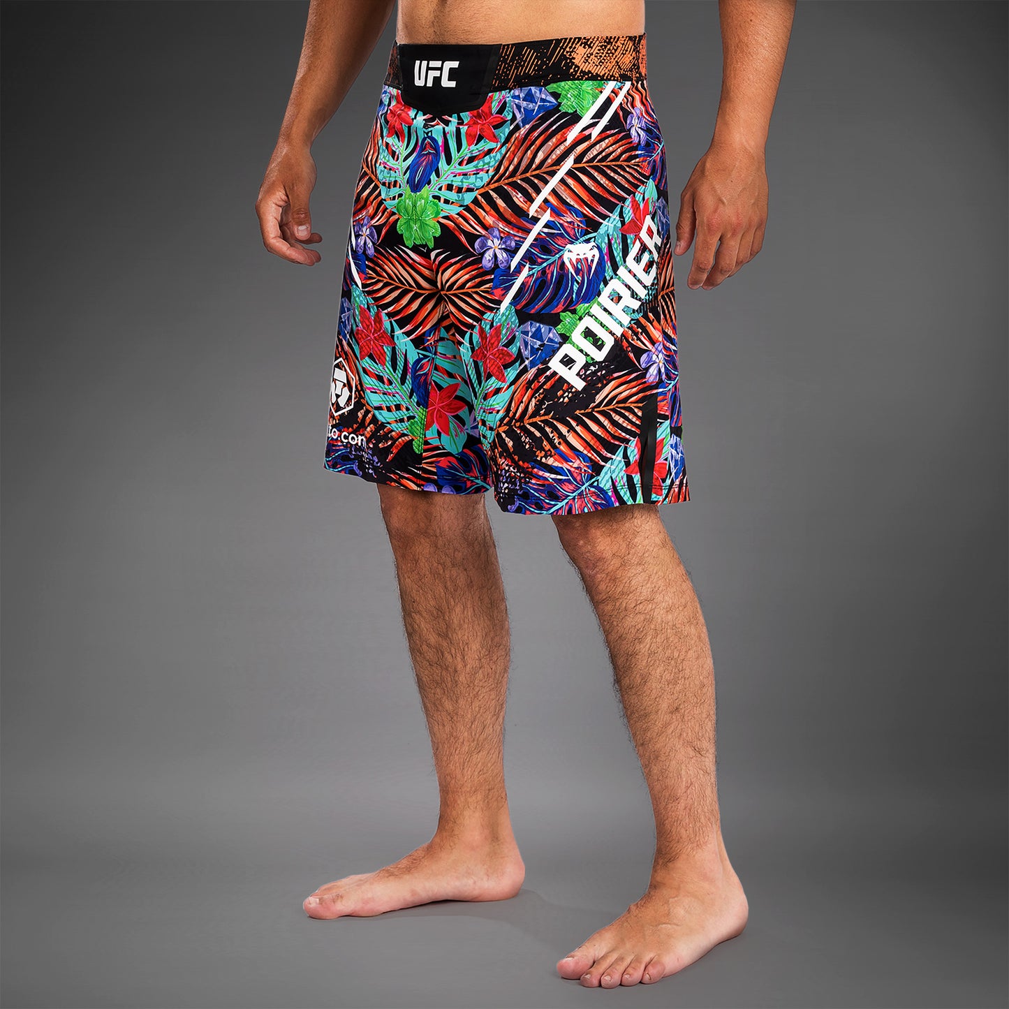 UFC Unrivaled by Venum Dustin Poirier 男性 ロングフィットファイトショーツ - ブルー