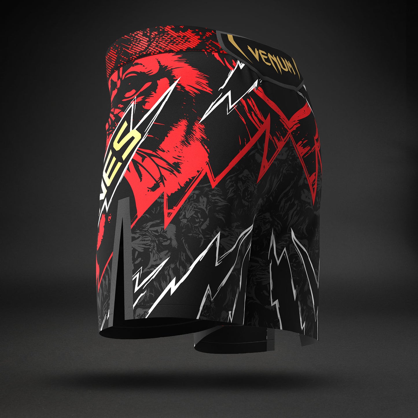 UFC Unrivaled by Venum Jon Jones 男性 ショートフィットファイトショート - レッド
