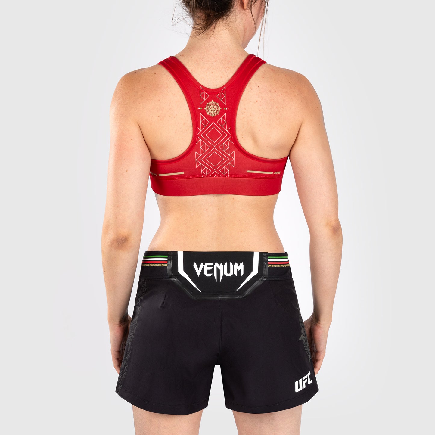 Noche UFC by Venum Authentic Fight Night 女性用スポーツブラ - レッド