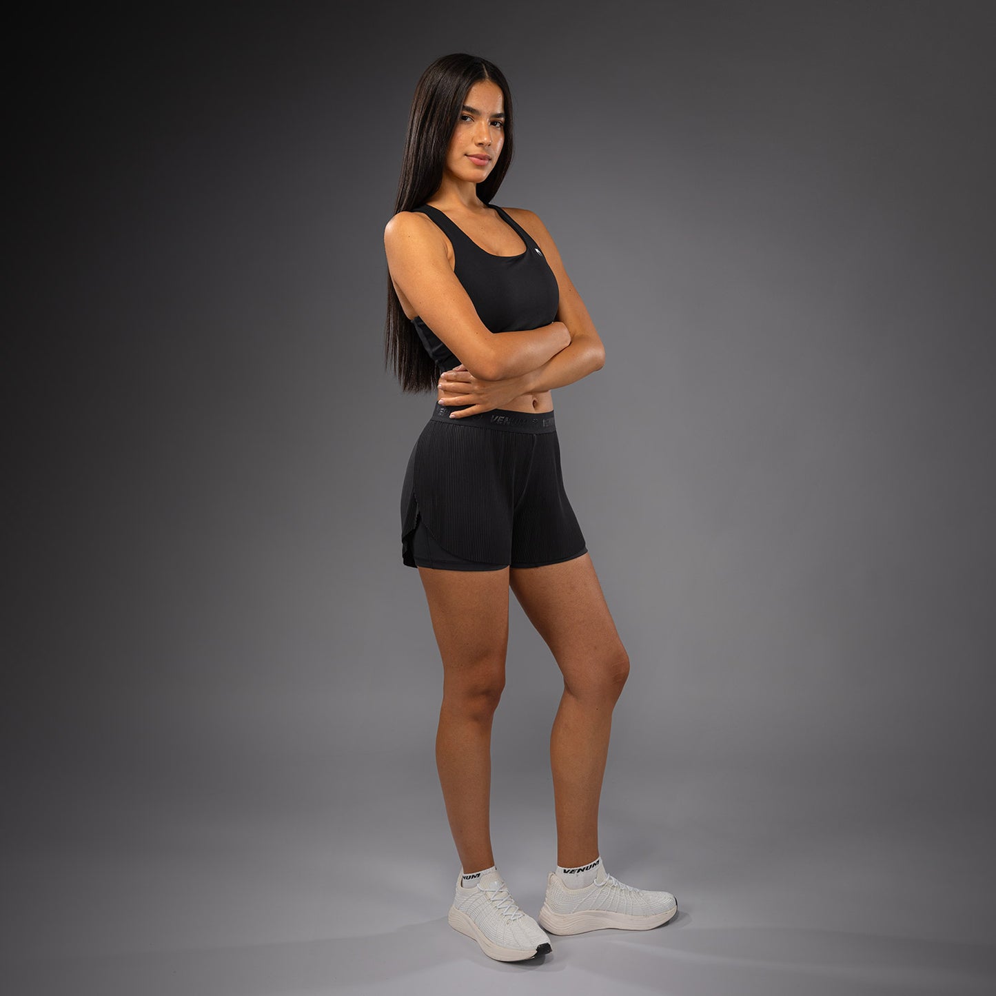Venum Flowfit レディース トレーニングショーツ - ブラック