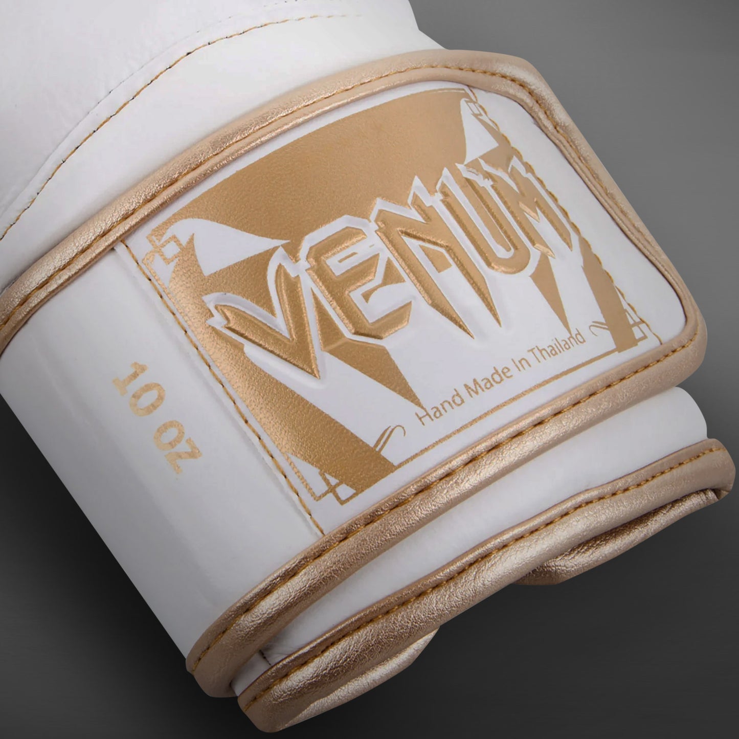 Venum Giant 3.0 ボクシンググローブ - ナッパレザー - ホワイト/ゴールド