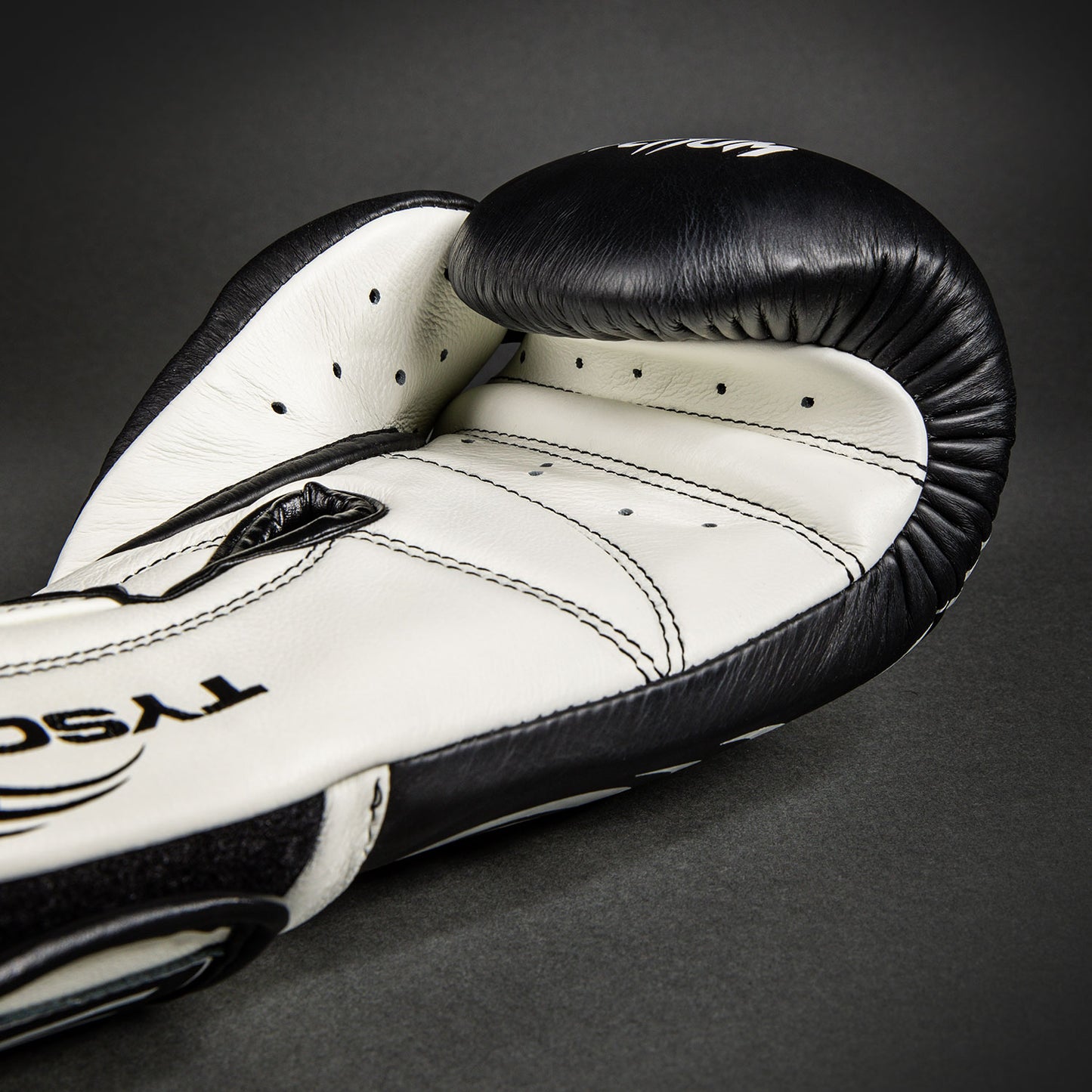 Venum Giant 2.0 Mike Tyson Pro ボクシンググローブ - ディープブラック/オプティカルホワイト