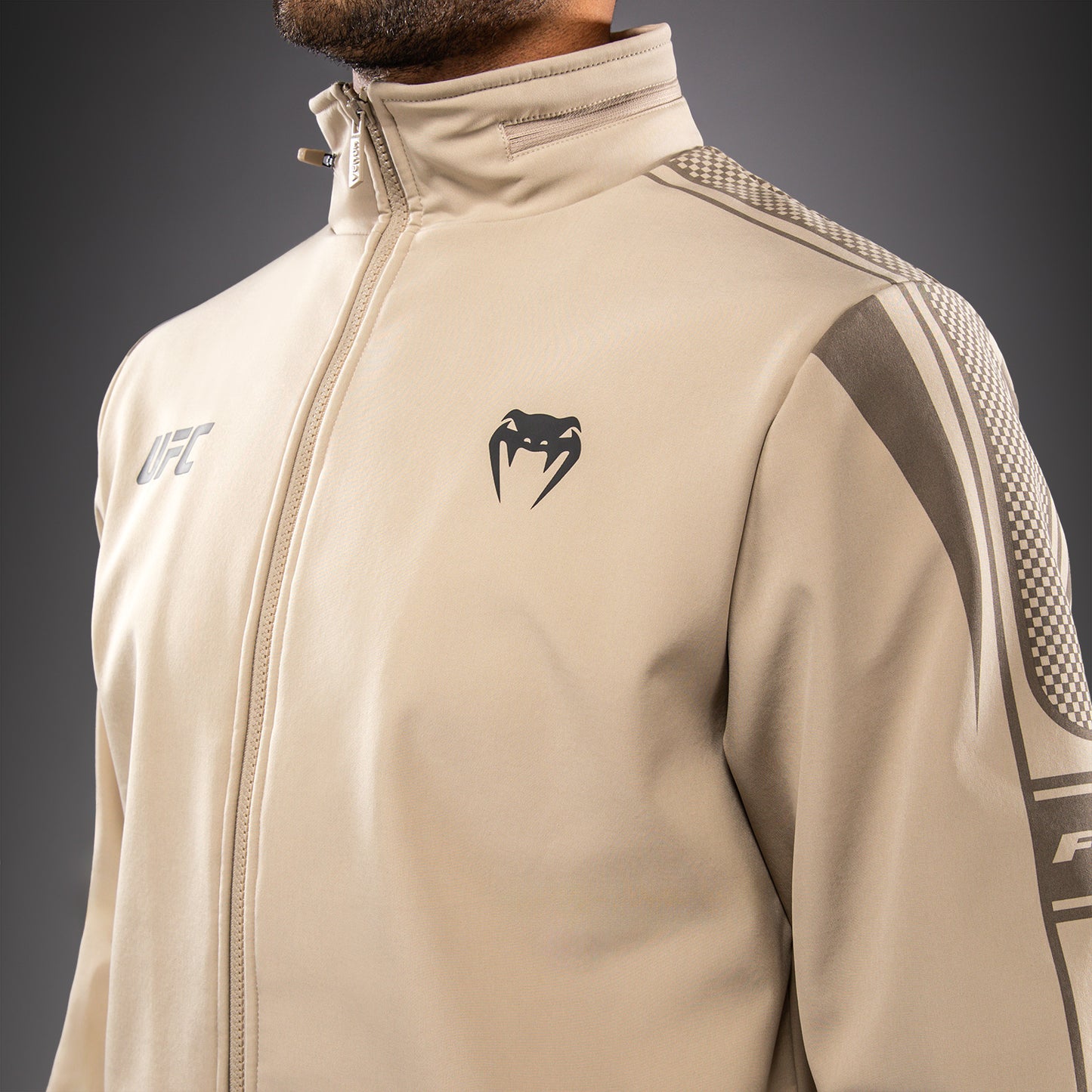 Venum UFC Unity by Venum Authentic Fight Week メンズ ジップフーディー - サンド