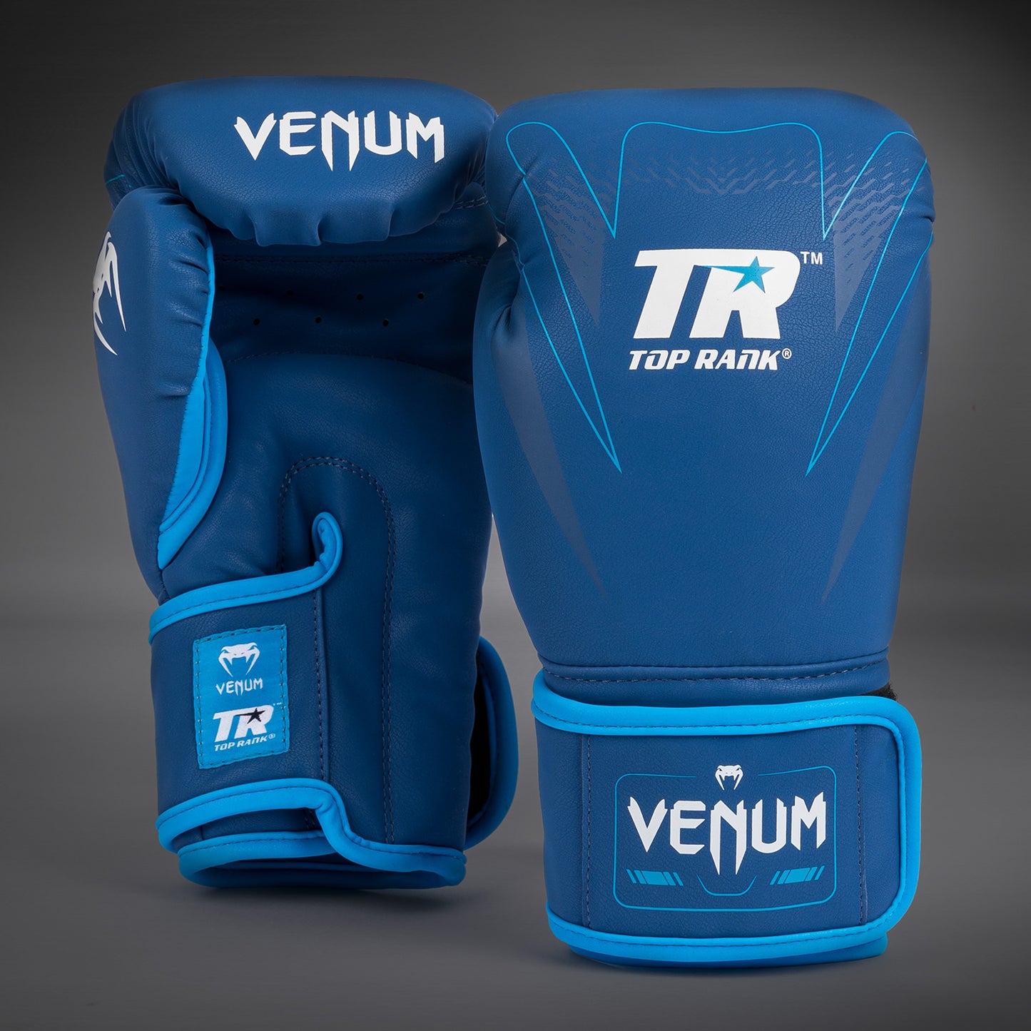 Venum x Top Rank Original インパクト ボクシンググローブ - ネイビーブルー