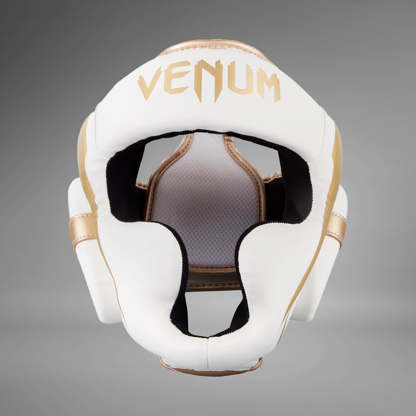 Venum Elite ヘッドギア – ホワイト/ゴルドー