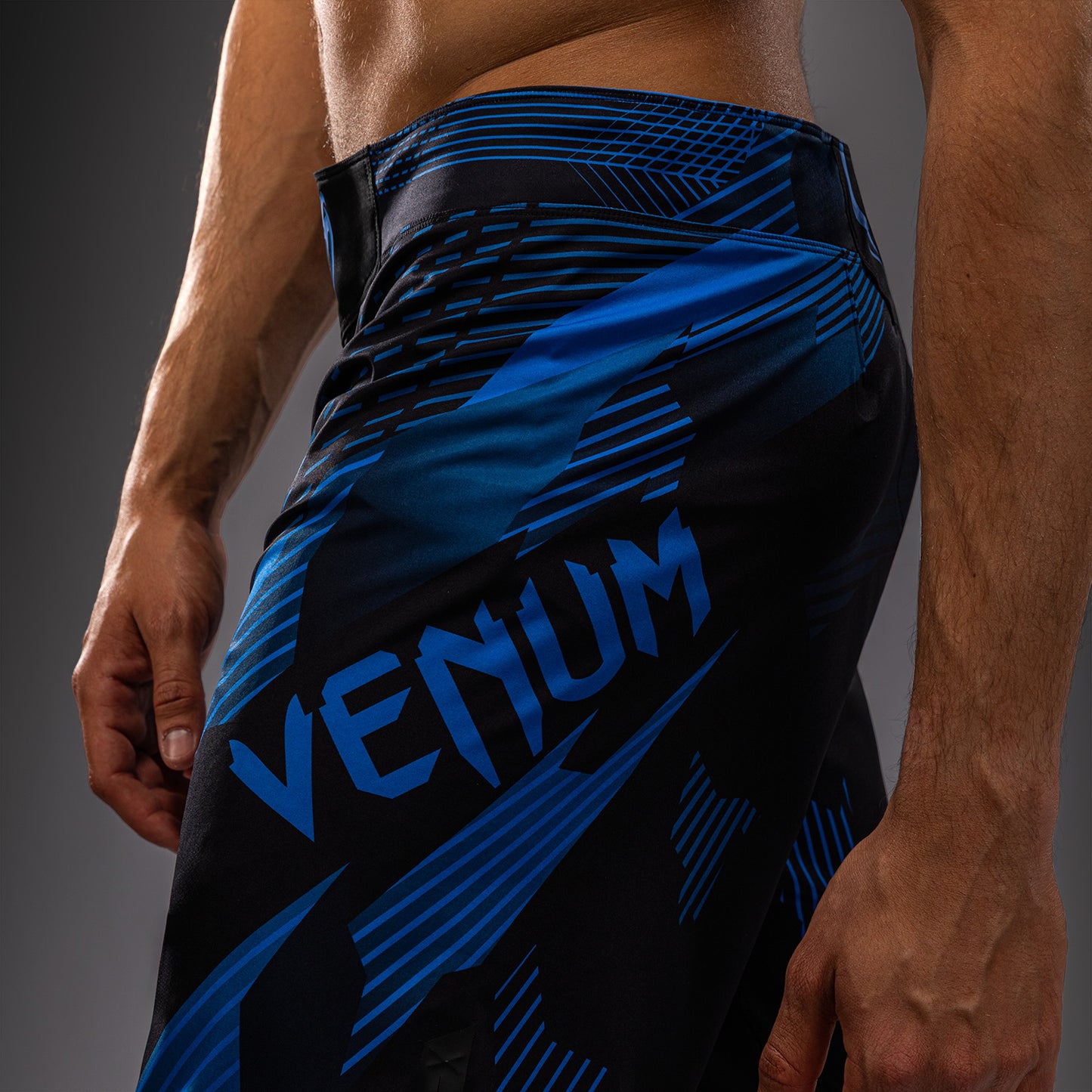 Venum No-Gi 6.0 ファイトショーツ - ブラック/ブルー