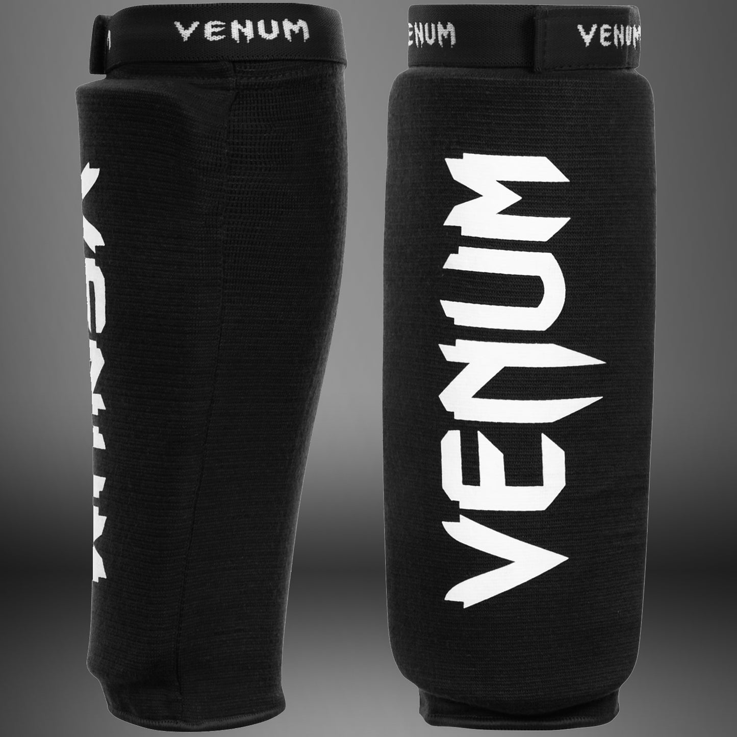 Venum Kontact シンガード（フットなし） - ブラック