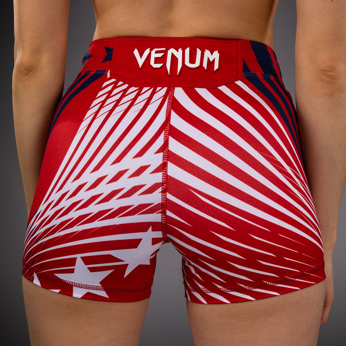 UFC Freedom 250 by Venum レディース Custom Authentic ヴァーリトゥード ショーツ ショートフィット - レッド