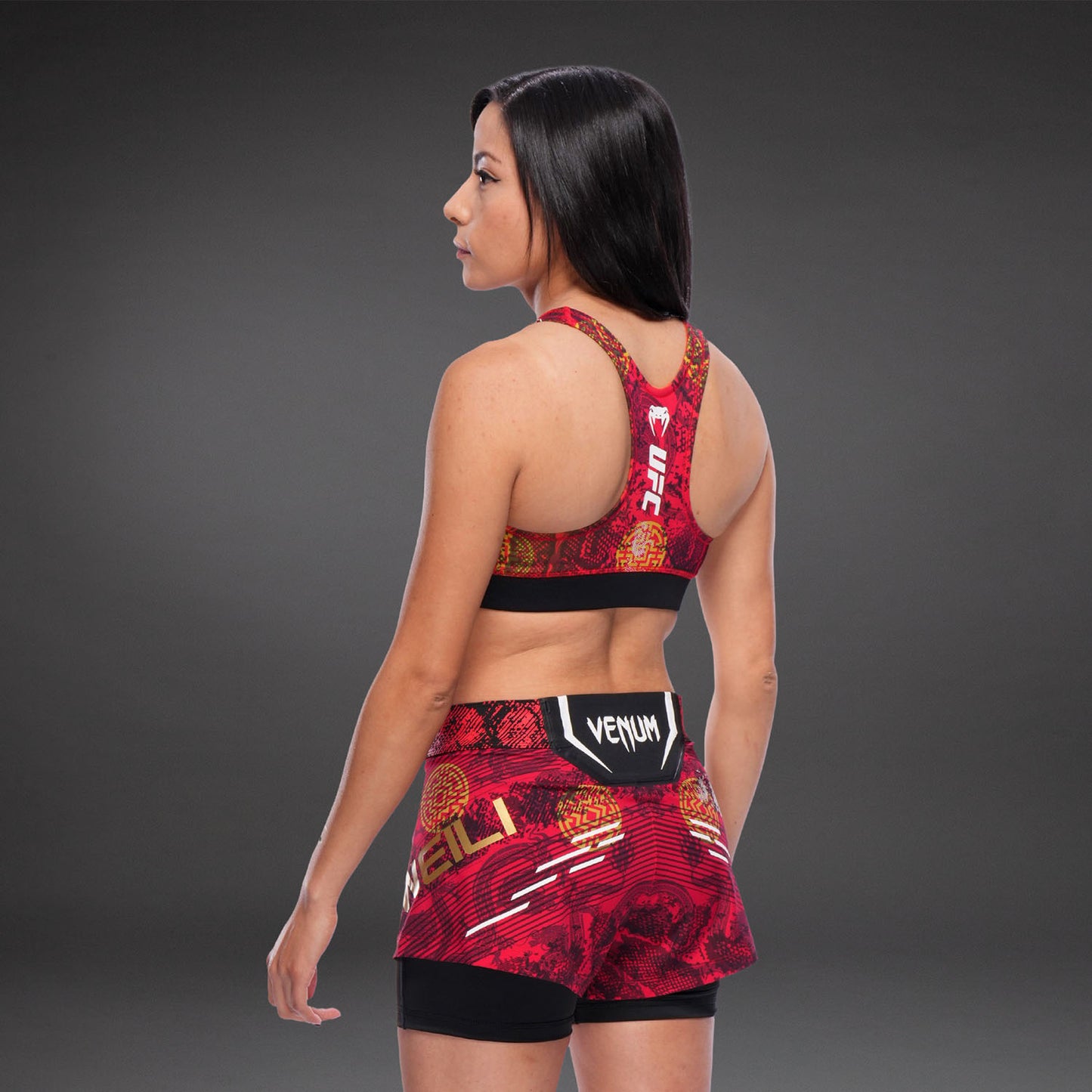 UFC Unrivaled by Venum Zhang Weili レディーススポーツブラ - レッド