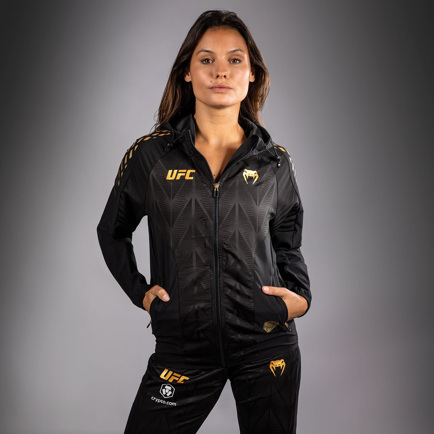 UFC Zenith by Venum Authentic Fight Night ウォークアウトパーカー レディース - チャンピオン