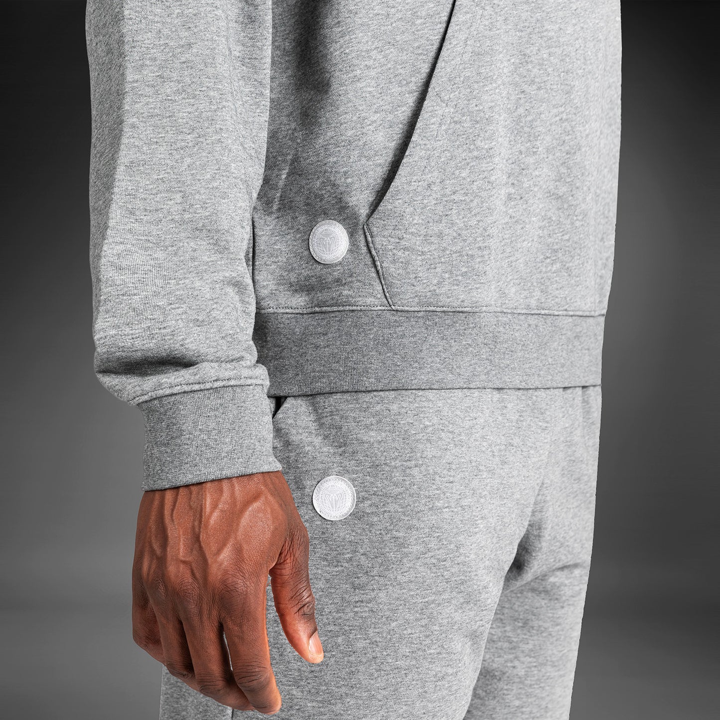 Venum Vortex XL Lite Men's Hoodie - ライトヘザーグレー