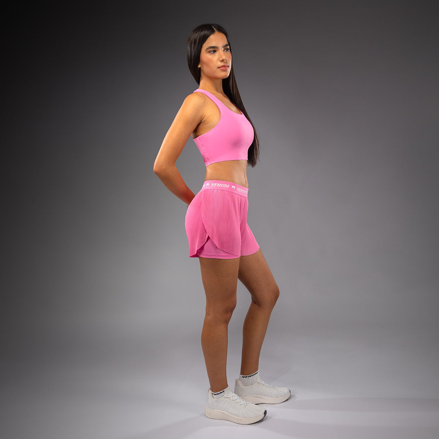Venum Flowfit レディーストレーニングショーツ - キャンディピンク