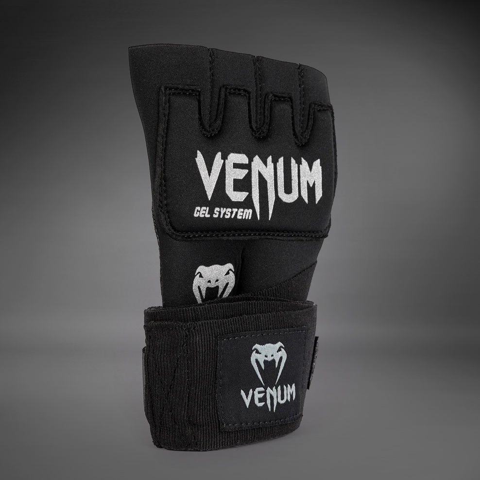 Venum Gel Kontact Quick ハンドラップ - ブラック/シルバー