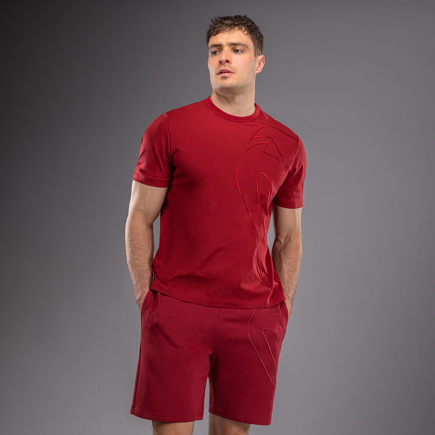 Venum Giant 3D コットンTシャツ - レッド