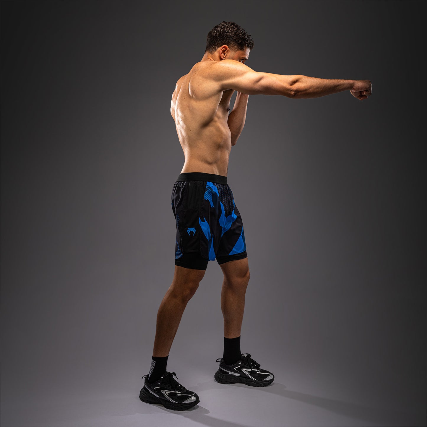 Venum No-Gi 6.0 トレーニングショーツ - ブラック/ブルー