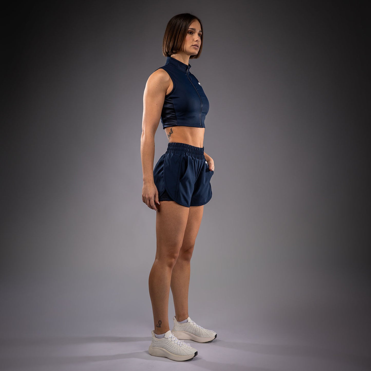 Venum Sculpt Shape レディース トレーニングショーツ - ネイビーブルー