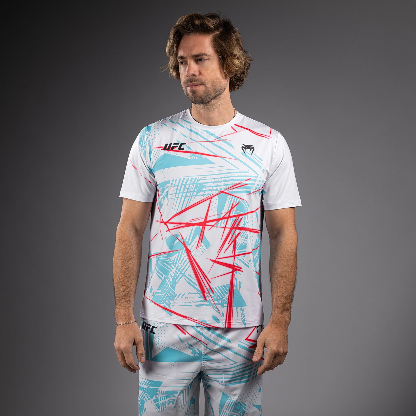 UFC Fusion By Venum Miami Edition Fight Week メンズ ドライテックTシャツ - ホワイト