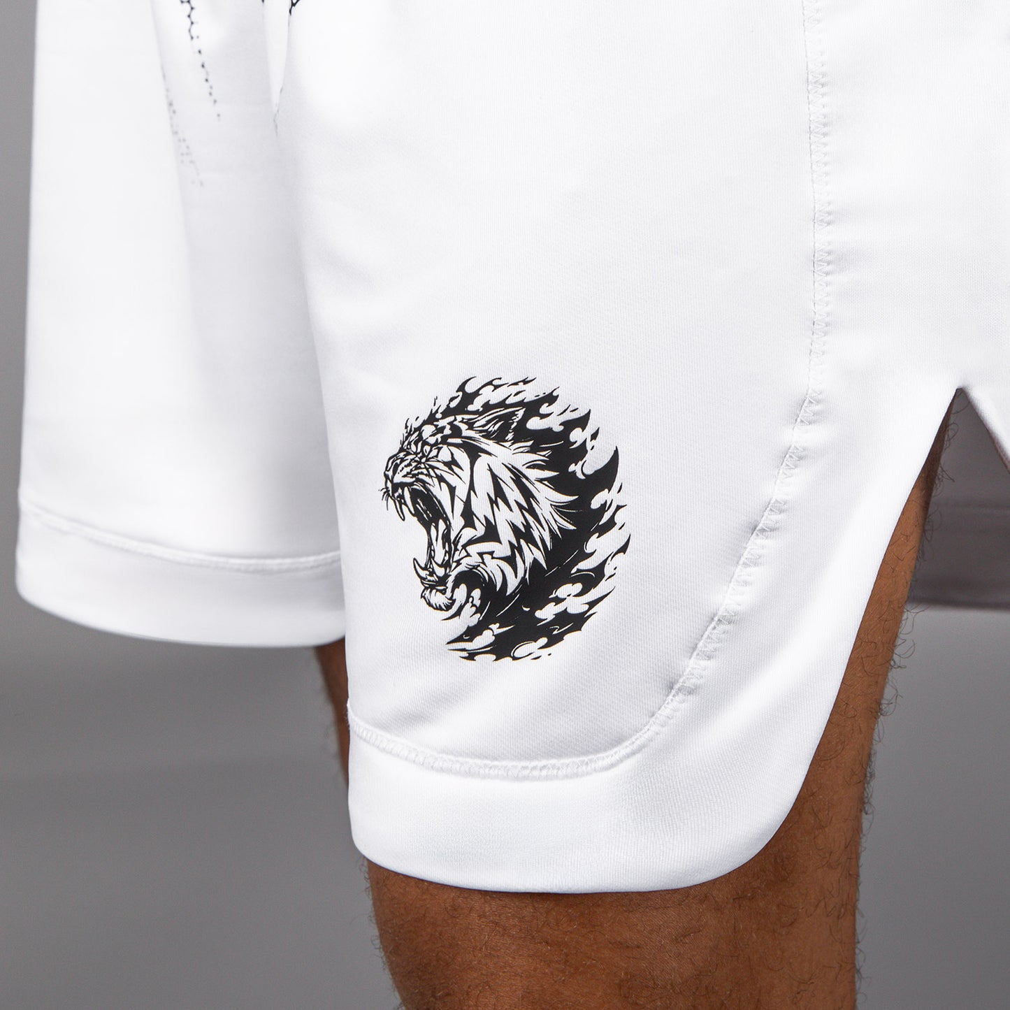 Venum x Mike Tyson Tiger ボクシングショーツ - オプティカルホワイト/ディープブラック