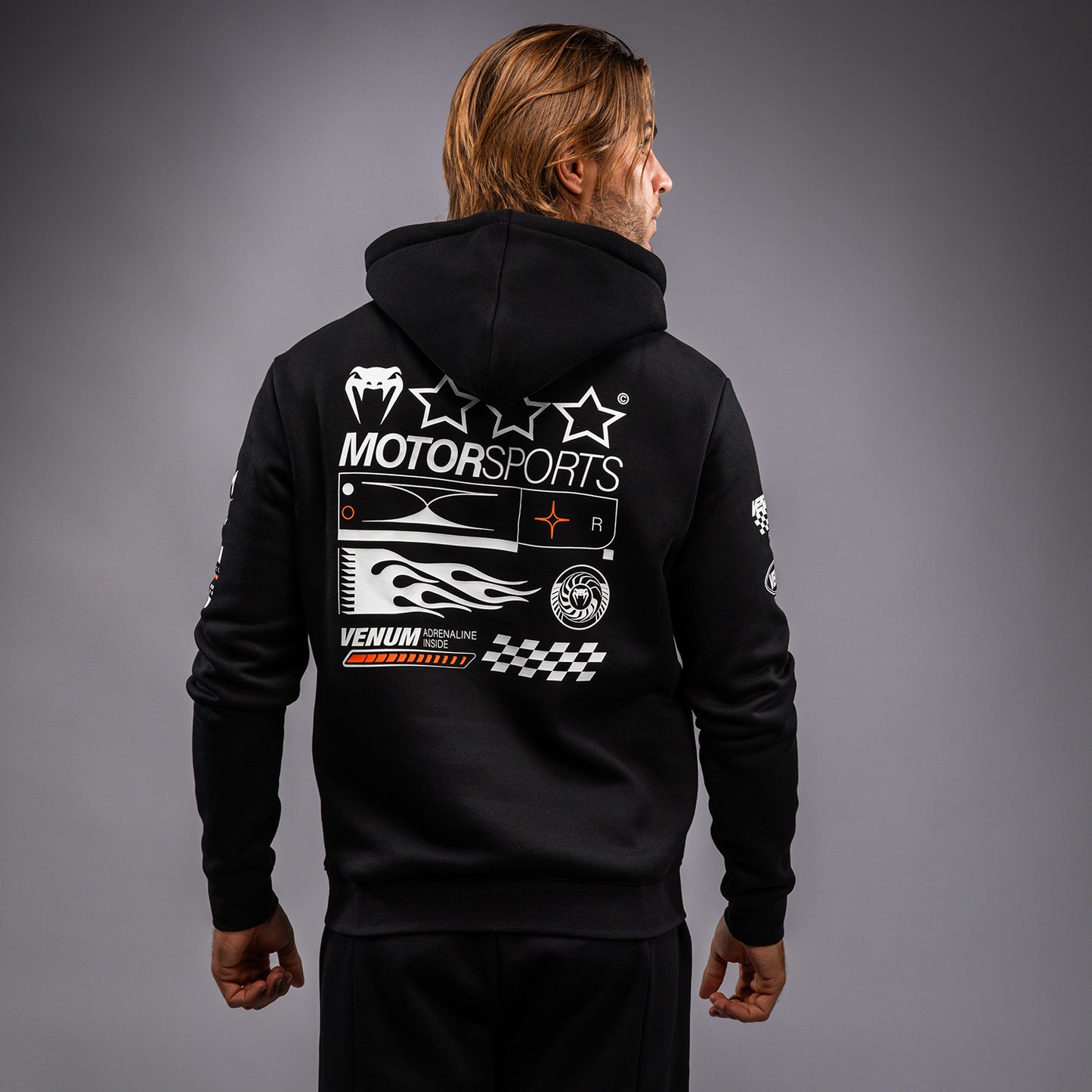 Venum Motorsport - ディープブラック フーディ