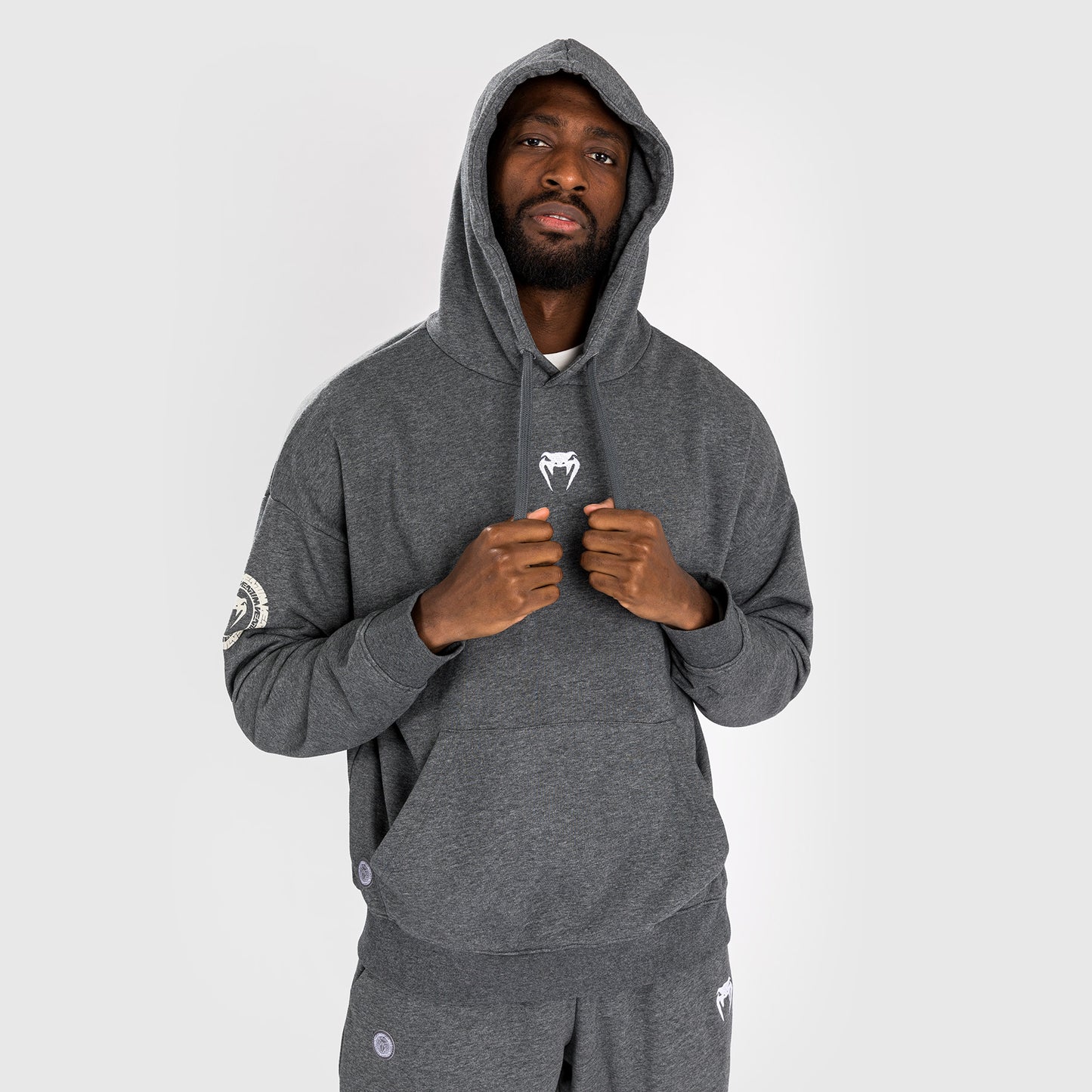 Venum Vortex XL Lite Men's Hoodie - ダークヘザーグレー