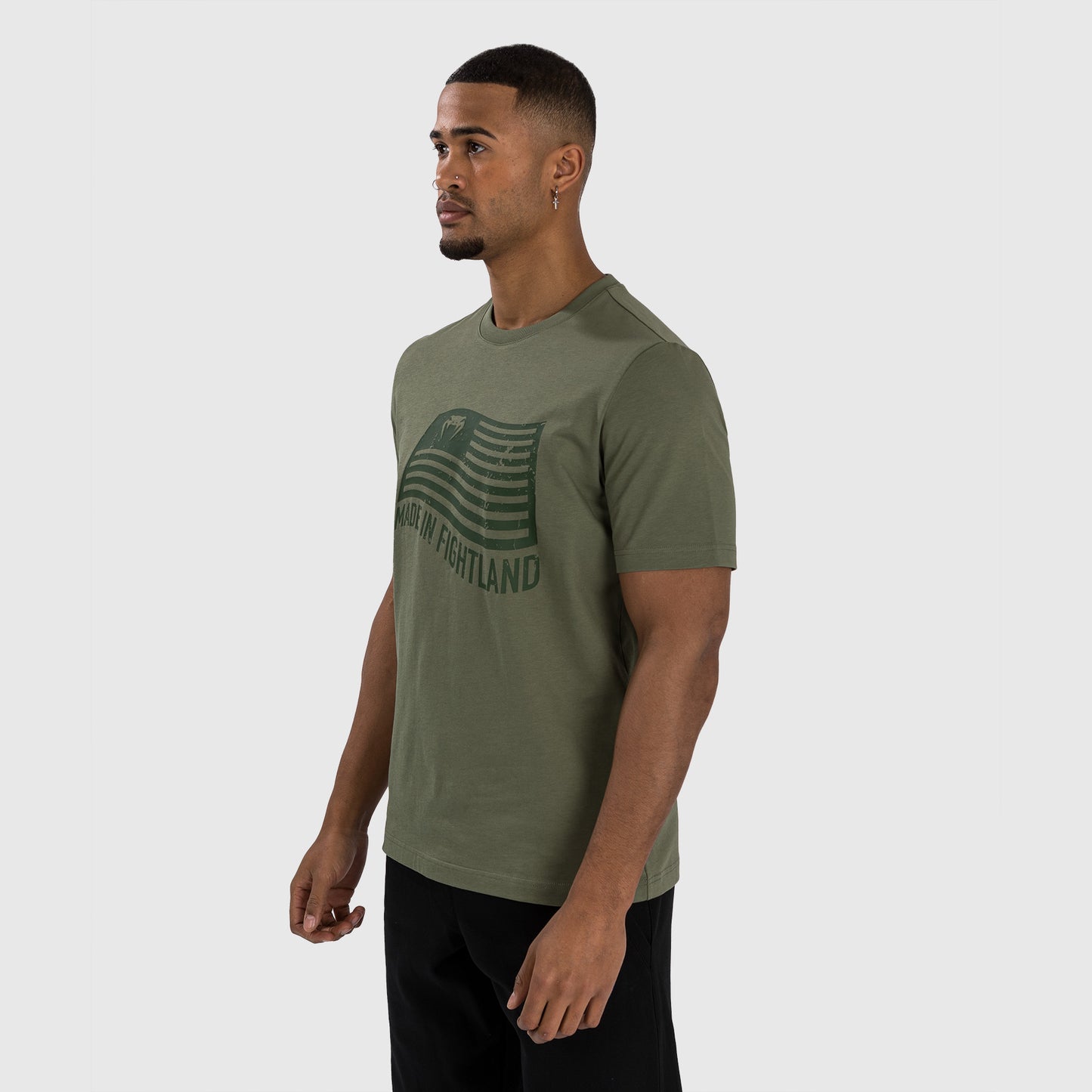 Venum Made in FightlandT シャツ - カーキ