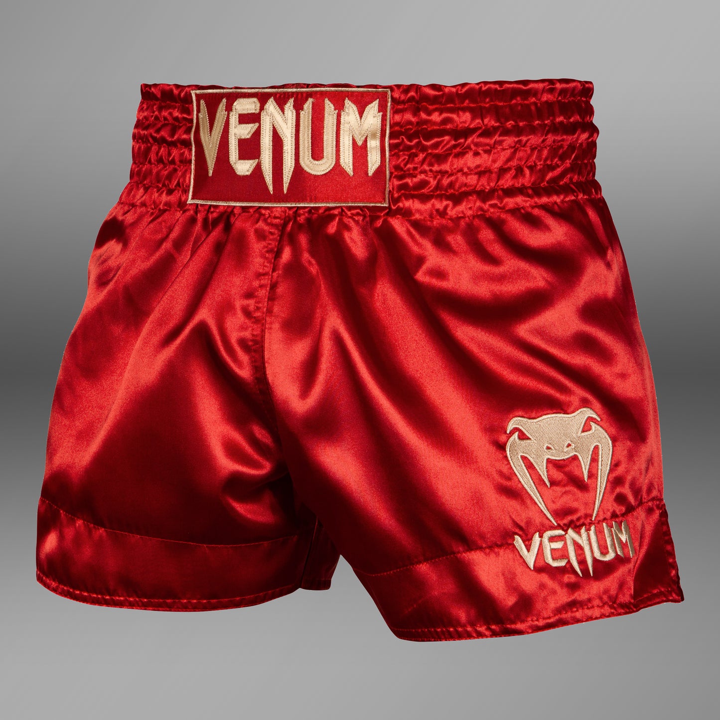 Venum Classic -ムエタイショーツ ボルドー/ゴールド