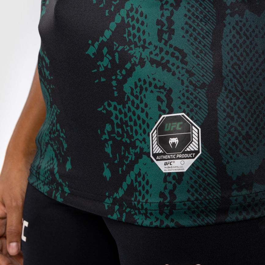 UFC Adrenaline by Venum Authentic Fight Night ウィメンズ・ウォークアウト・ジャージ - Emerald Edition - グリーン/ブラック