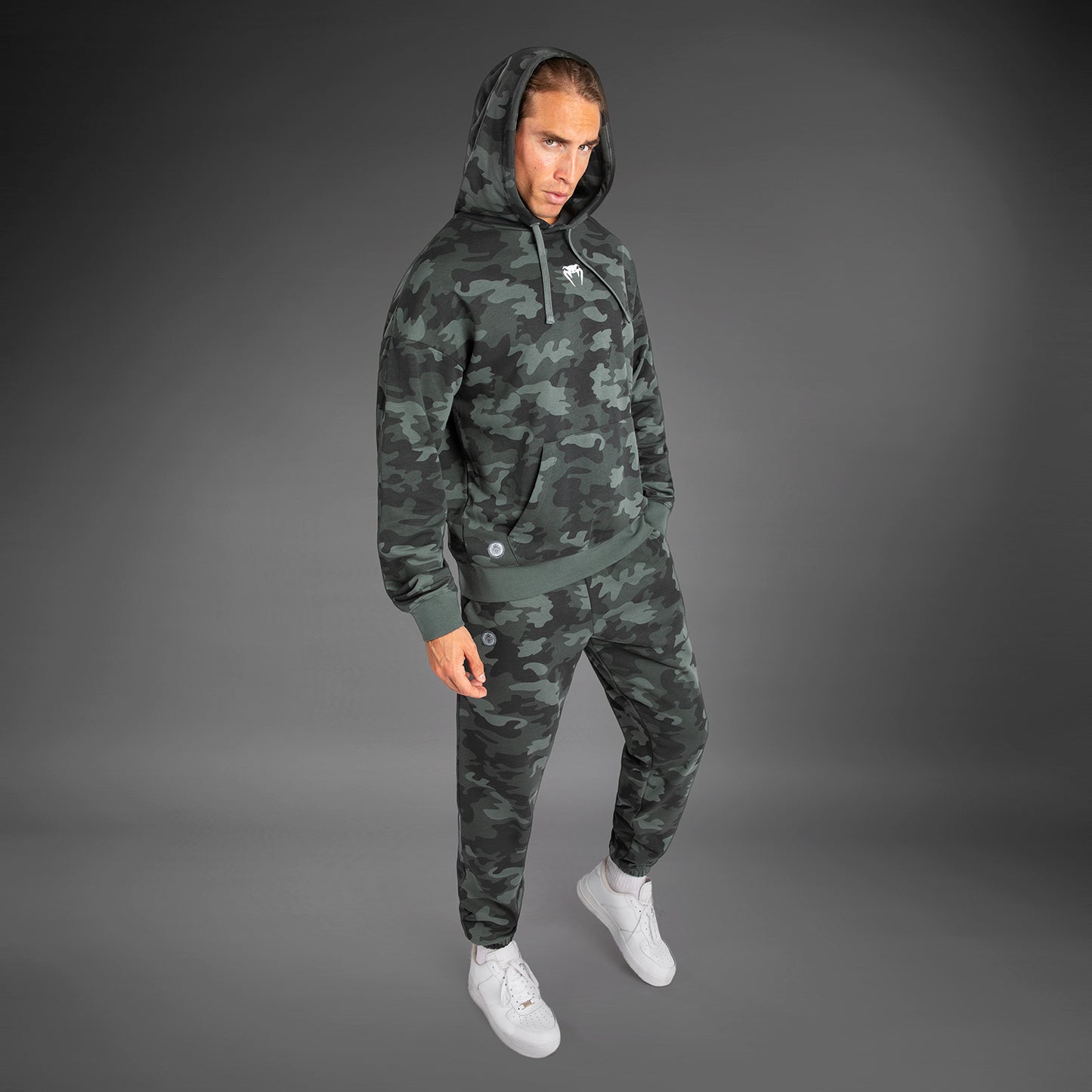 Venum Vortex XL Men's Hoodie - カーキカモ