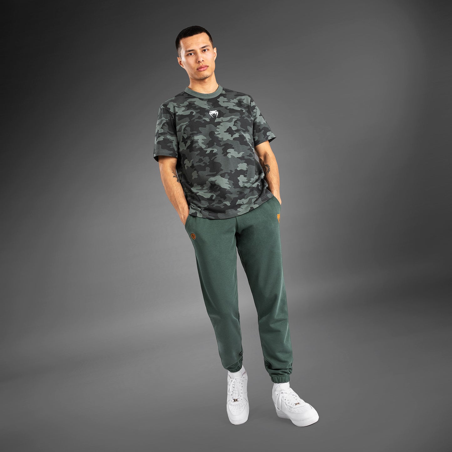 Venum Vortex XL Men's T–Shirt - カーキカモ