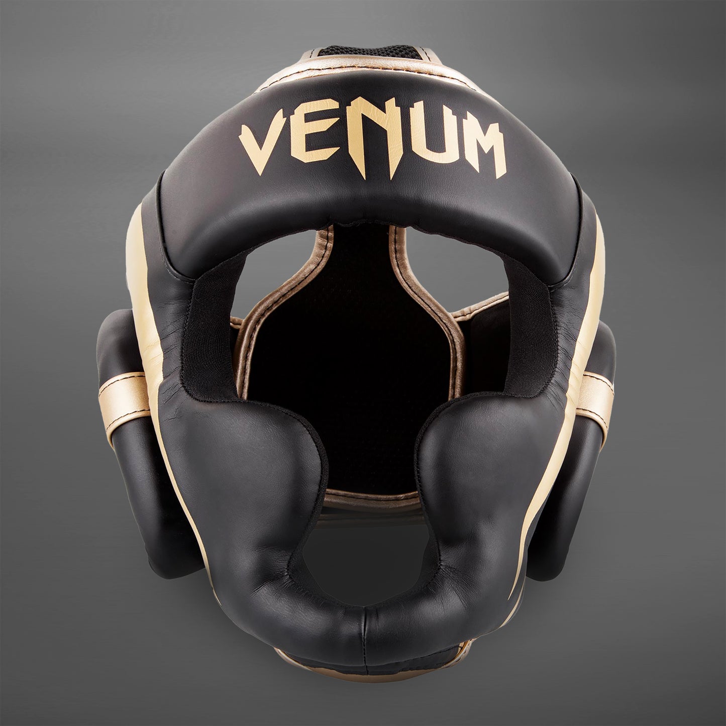Venum Elite ヘッドギア – ブラック/ゴルドー