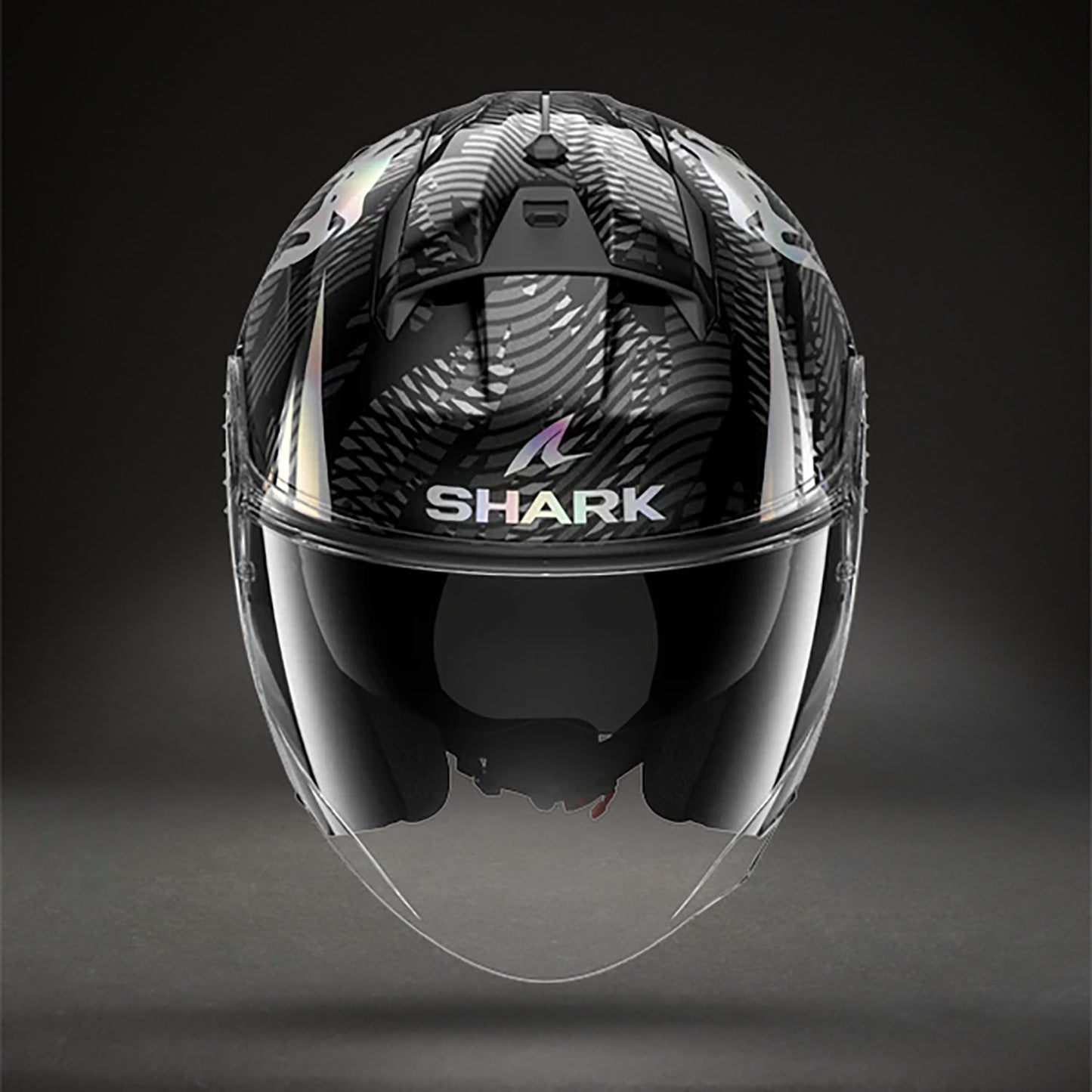 Venum x Shark SKWAL JET モーターサイクルヘルメット – ブラッククロームアンスラサイト