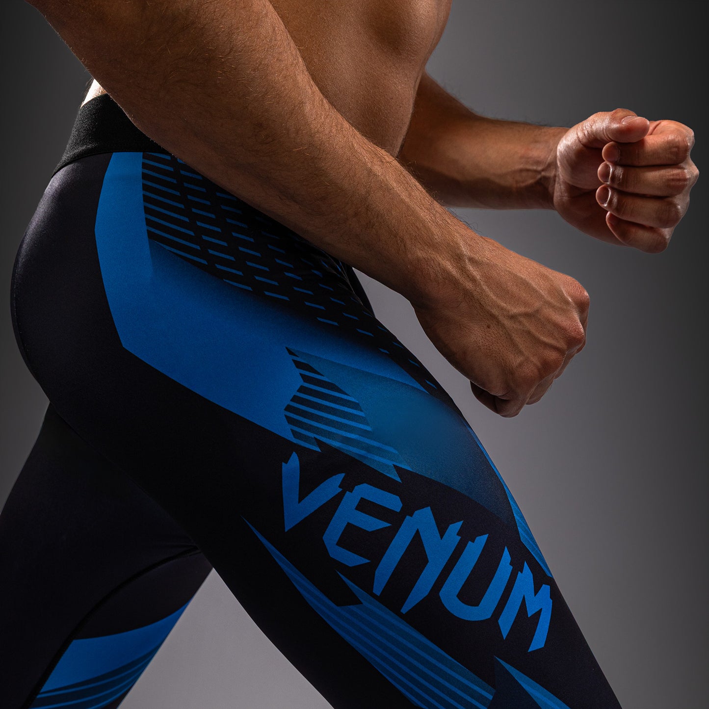 Venum No-Gi 6.0 スパッツ - ブラック/ブルー