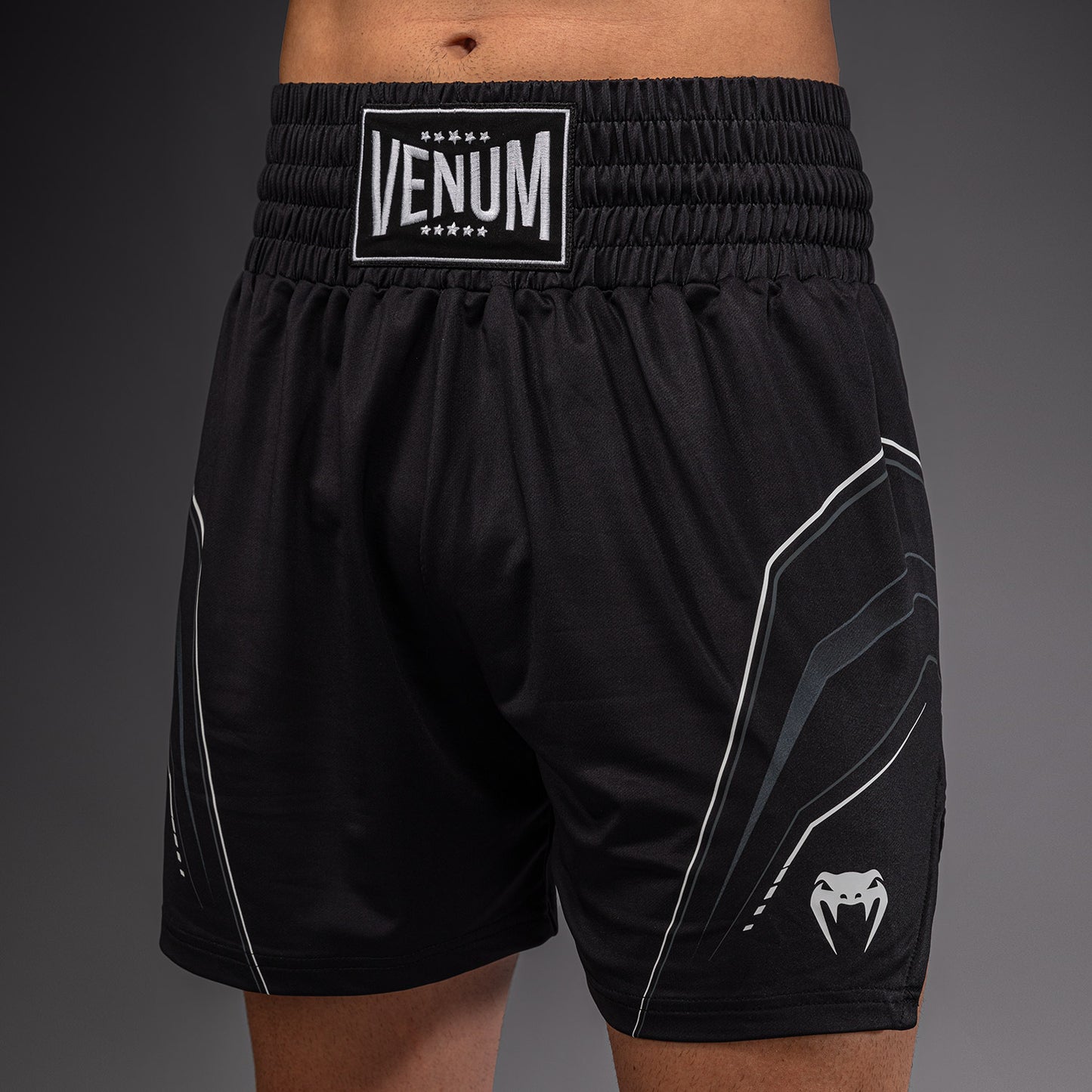 Venum Streamline ボクシングショーツ – ブラック/ホワイト