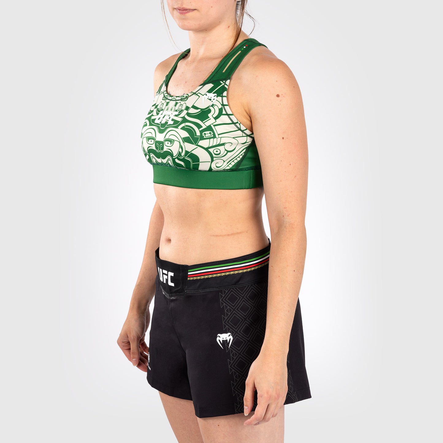 Noche UFC by Venum Authentic Fight Night 女性用スポーツブラ - グリーン